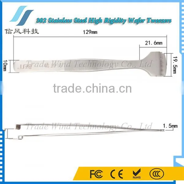 BEST-91-6T SA 302 Stainless Steel High Rigidity Wafer Tweezers Best Tweezers photo-2