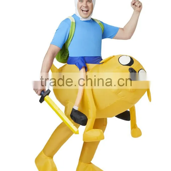 2015 High demand products,Most popular inflatable cartoon product and large Finn inflatable Boys costume for sale