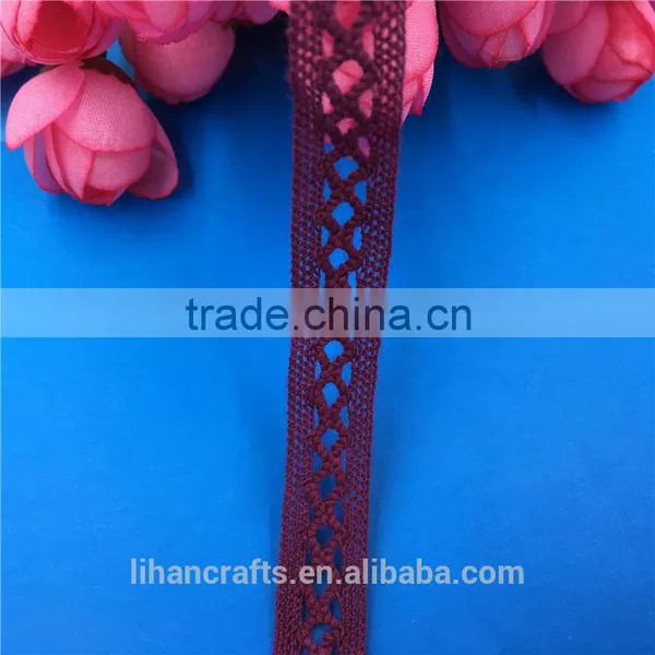 Wholesale High Quality H1181I Lace Ribbon,Crocheted Lace,100% Cotton Lace photo-2