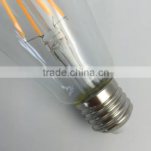 New Mould Led Bulb ST64 Clear Glass E27 Led Light 4W photo-4