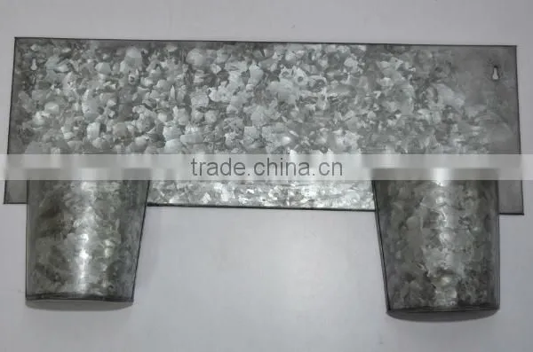 Decorative Wall PLanter in Metal photo-2