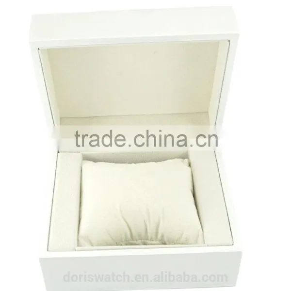Good Quality &price Pure White Elegant Boxes for Ladies Watches Gift Case From photo-2