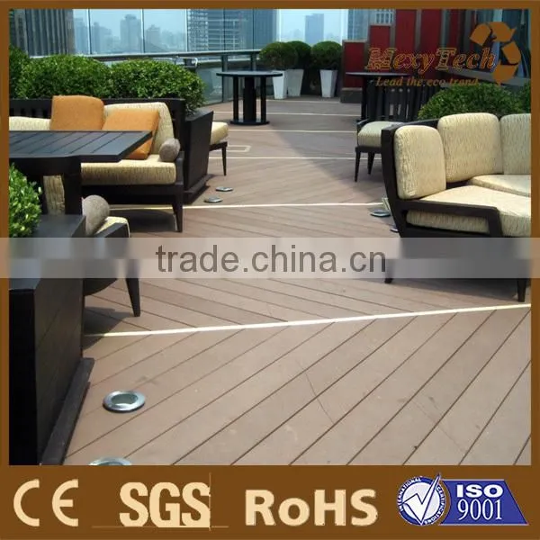 exterior wood plastic composite decking