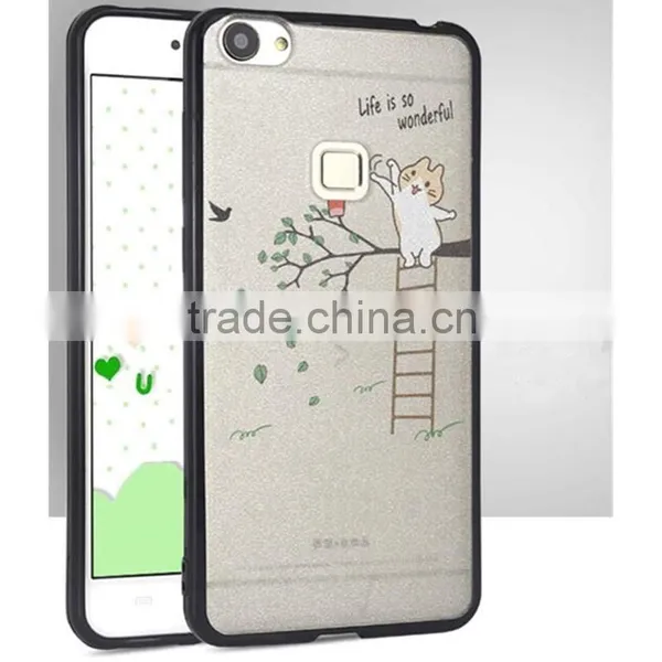 Silk Pattern Tpu+pc Bumper Case Back Cover for Xiaomi mi 5 Mimax Redmi Note 4 3 2 1 c i Pro Prime photo-6