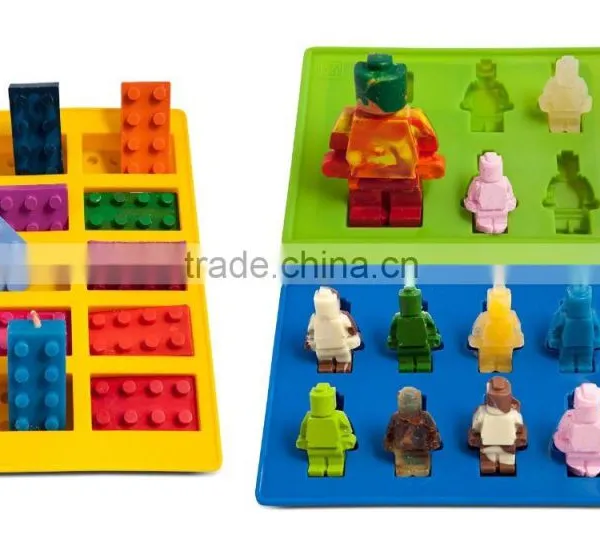 Wholesale Ready Made FDA Food Grade Bpa Free Silicone Lego Ice Cube Tray