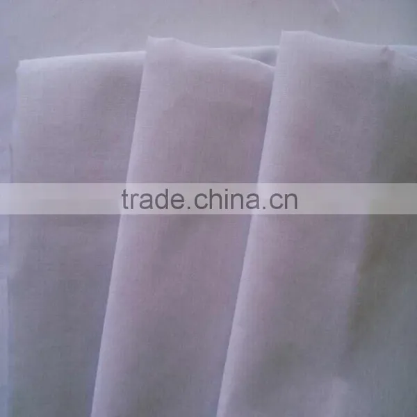 100% Polyester White/Bleached Fabric