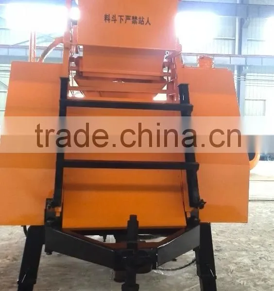 Hot Sale-40m3/h Small Diesel Trailer Concrete Pump HBTS40-10-74R With Famous Diesel Engine Exported photo-4