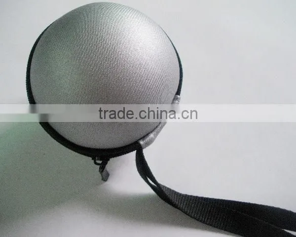 GC- Silver Color PU Leather Covering Ball Shape EVA Mould Case photo-3