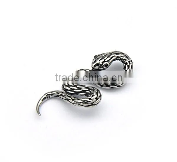 Mens Gothic Snake Pendant Fancy Titanium Steel Pendant Punk Style Jewelry photo-2