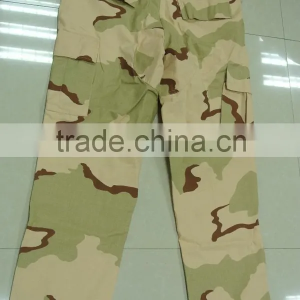 Custom Made 60% Cotton 40% Polyester Ripstop Yellow Tone Desert Camouflage USA Army Battle Dress Uniform photo-4