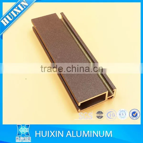 Aluminum Profiles With Woodgain and Powder Coated for Kitchen Cabinet Market photo-2