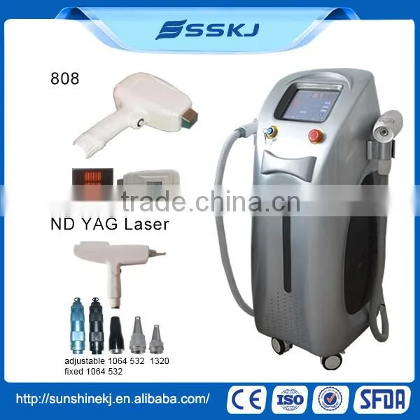2017 New Multi-function 2 in 1 nd Yag Diode Laser Hair Removal photo-2