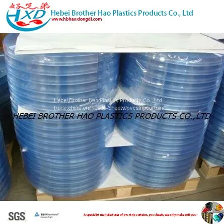 Food Grade Freezer Flexible Glass Clear Vinyl Plastic PVC Door Curtain Strip photo-2