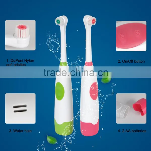 Portable Electric Toothbrush With Three Interchangeable Tooth Brush photo-5