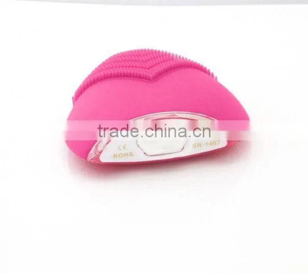 Vibrating Massage Best Facial Cleansing Brush for Exfoliate Cleaning Rotating Cleaning Brush photo-6