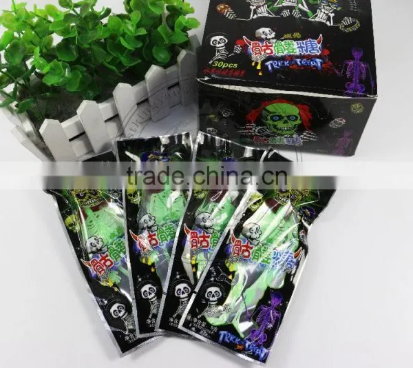 Halloween Noctilucence Skull Human Skeleton Lollipop Candy photo-2
