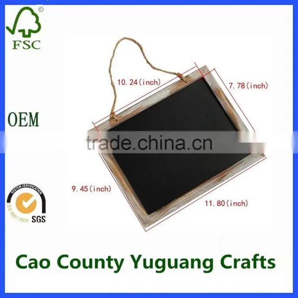 Wooden Frame Vintage Decorative Chalkboards for Message Board Signs photo-2