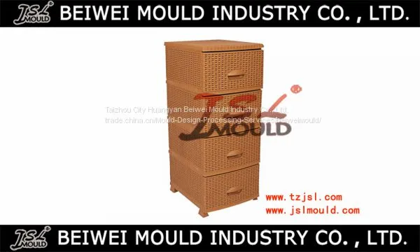 Injection Plastic Rattan Drawer Mould
