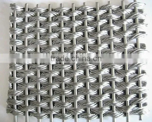 Anping Metal Wire Mesh Partition Wall/metal Office Partition Wall Mesh/decorative Metal Mesh