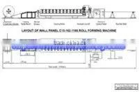 LMS Durable Quality Galvanized Trapezoidal Wall Panel Cold Roll Forming Machine photo-4