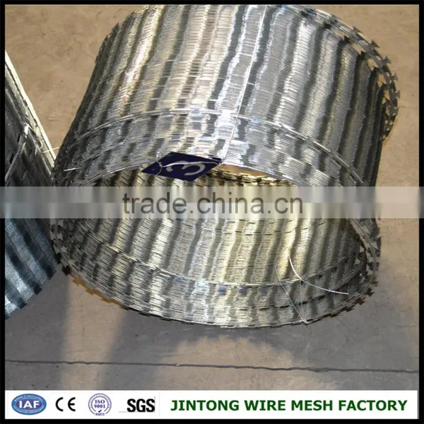 Low Price Concertina Coil Type Razor Barbed Wire Mesh Fence photo-5