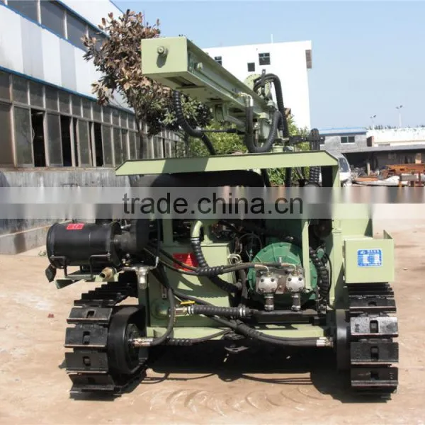 High Air Pressure Crawler Hydraulic Drilling Rig D100YA2 For Depth 30 Meters photo-3