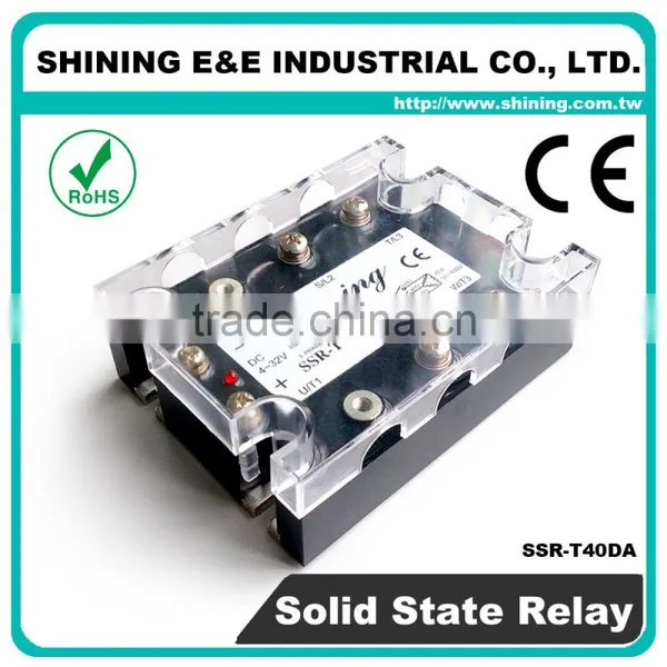 SSR-T40DA CE Approved With Black Color 40A Fotek SSR Relay photo-5