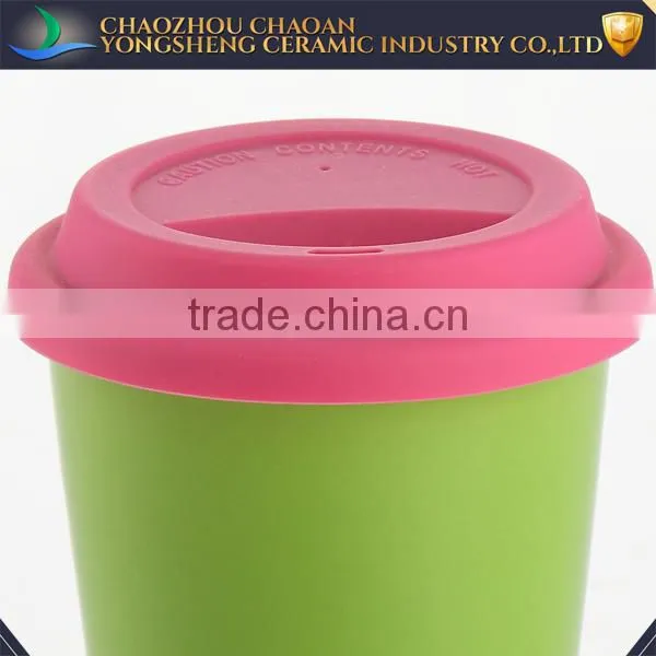 Best Selling Products Wholesale Ceramic Travel Mugs With Silicone Lid photo-2