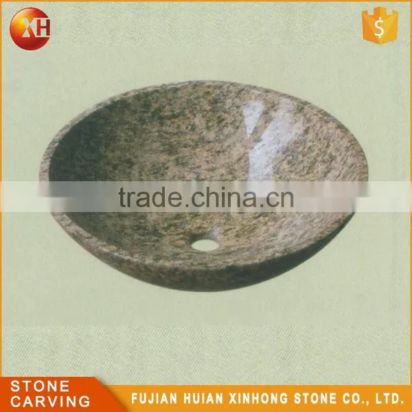 Purple Marble Freestanding Cabinet Indoor Stone Basin photo-2