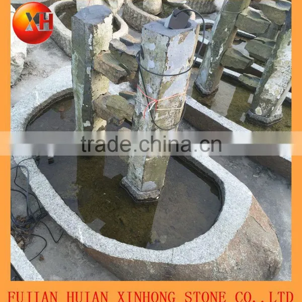 Outdoor Water Fountain With Blue Stone photo-4