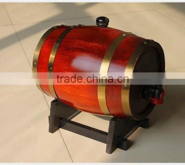 High Quality Luxury New Arrival Handmade Unfinished Wooden Wine Barrel photo-4