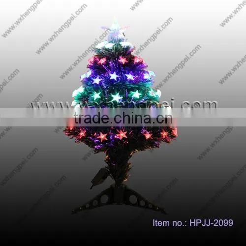 60CM Jewelry Optical Fiber Tree LED All Five Corner Star Models Christmas Tree