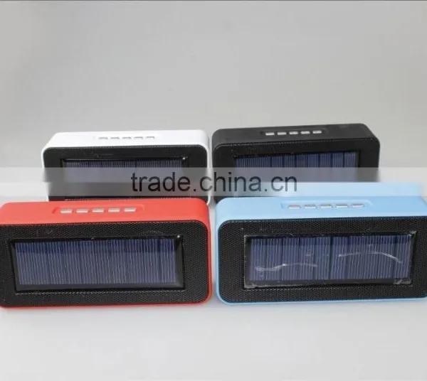Factory Direct Sale New Arrival Outdoor Portable Solar Bluetooth Speaker Wireless Colorful Solar Speaker Support TF Card photo-4