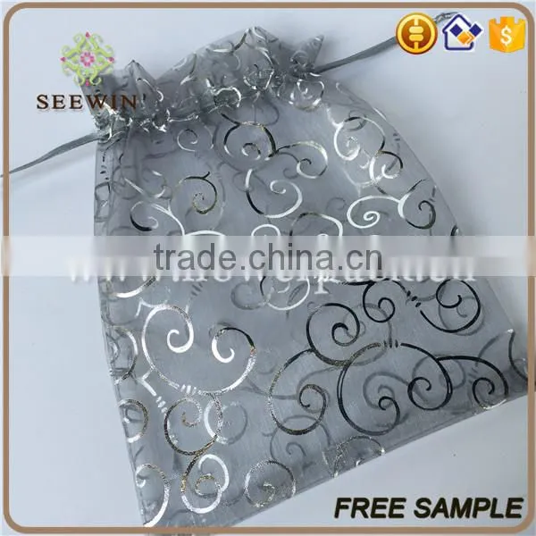 High Density Organza Bags Logo Printed photo-4