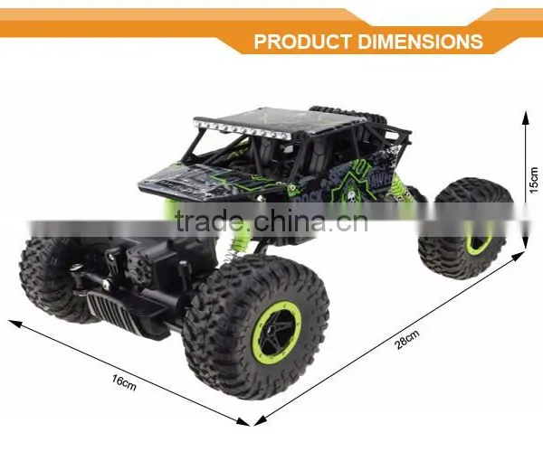 RC Car 4WD Rock Crawlers HB180B Off-Road Double Motors Vehicle 4x4 RC Bigfoot Truck photo-5