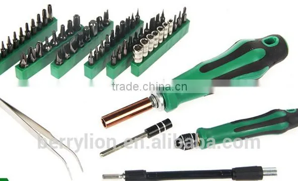 Berrylion 59pcs Chrome Vanadium Steel Multifunctional Precision Tool Kit photo-3