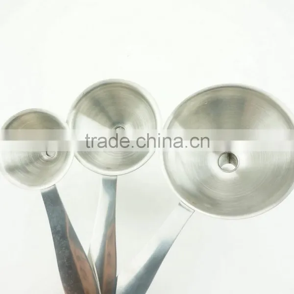 42134 3PCS Latest Popular High Quality Small Stainless Steel Funnel photo-4