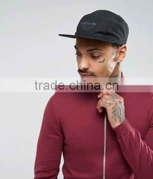 2017 Competitive High Quality New Design Durable 100% Cotton Soft Touch Knit Funnel Neck Burgundy Running Casual Men Jumper photo-3