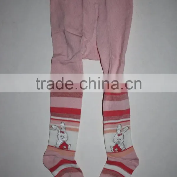 Knitted Tight Cheap Cotton Cute Jacquard Children Pantyhose photo-6