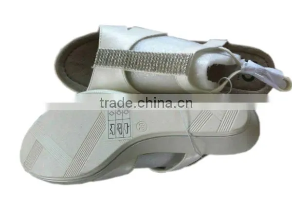 New Stock Lot Womens Shoes Low Price Ladies High Heel Wedges Sandals photo-2