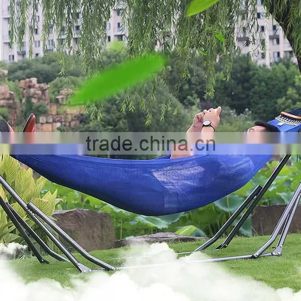 T33 Folded Warm Weather Mesh Fabric Double Portable Camping Hammock photo-4