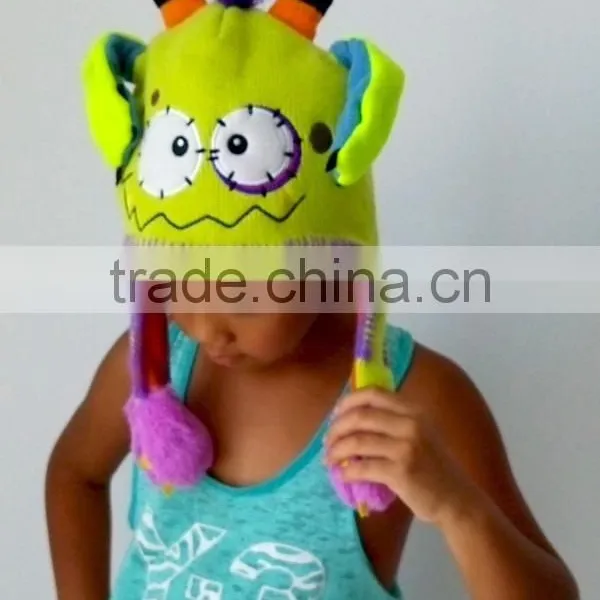 Wholesale Handmade Baby Acrylic Knit Custom Beanie photo-2