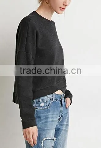 In 2015 the Spring and Autumn Period and the New Classic Irregular Loose Long-sleeved Cotton Fleece photo-2