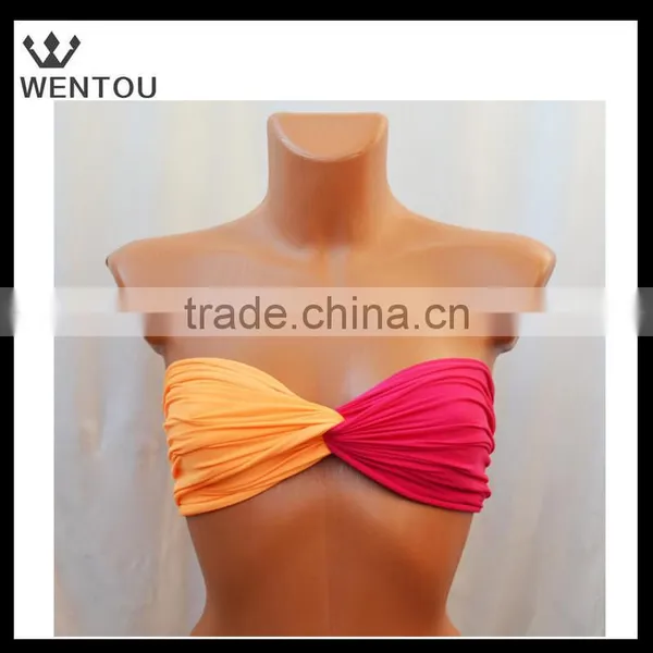 Wholesale Double Color Bikini Top photo-3