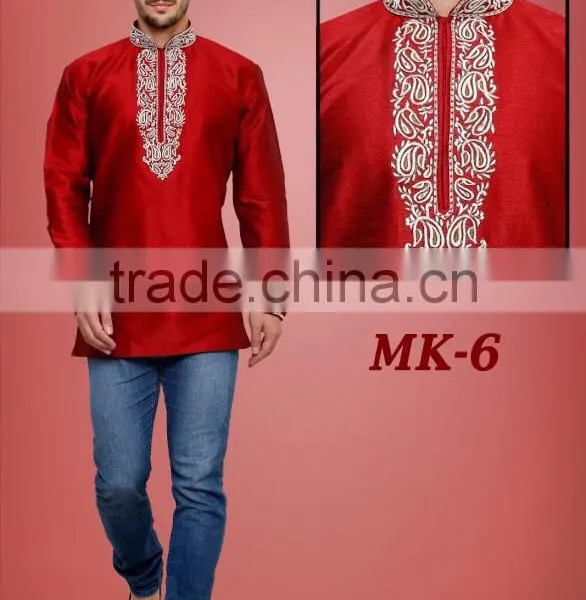 Mens Designer Embroidered Kurtis 2016 photo-6