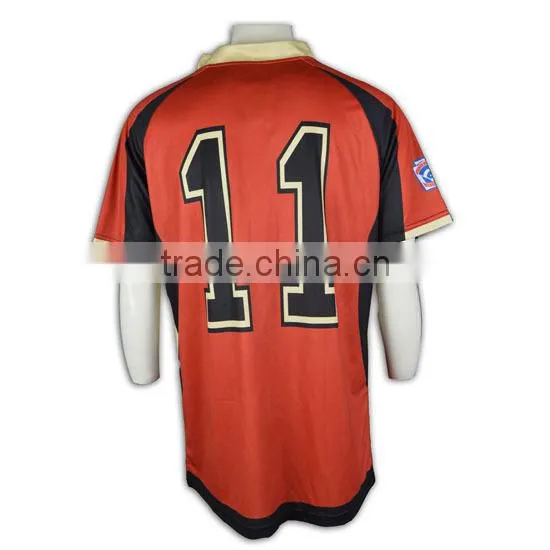 BSCI/ISO9001 Factory Dry Fit Breathable Fabric Italy Sublimation Ink Hotsale Cheap Custom Made Sports Clothing photo-6