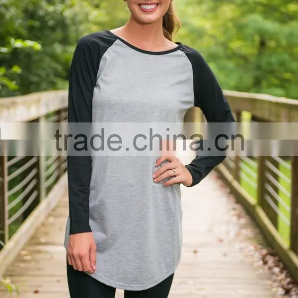 Hot Sale Women's Sexy Fashion Loose Tops Long Sleeve Round Neck Casual Blouse 2017 photo-4