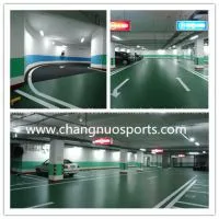 Commercial Use Anti-Skid Resilient SPUA Flooring for Parking Areas photo-2