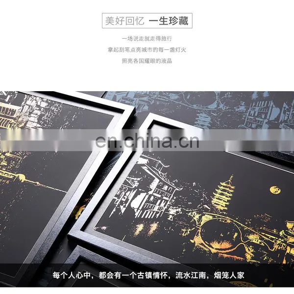 2017 New Gift Mini Scratch off Bight City Coating Poster With Scratch Pen photo-3
