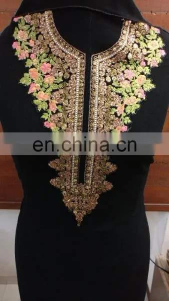 Women's Stylish Party Wear Heavy Resham Embroidery Georgette Salwar Kameez 2017 photo-3